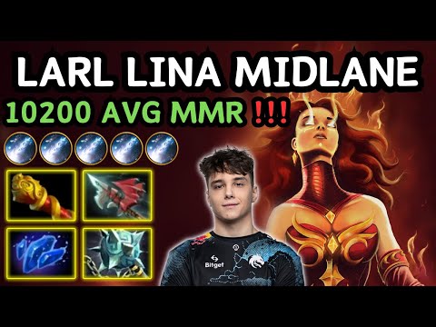 🔥 LARL Lina Midlane Highlights 7.35b 🔥 Damage Build Larl Midlane Gameplay - Dota 2