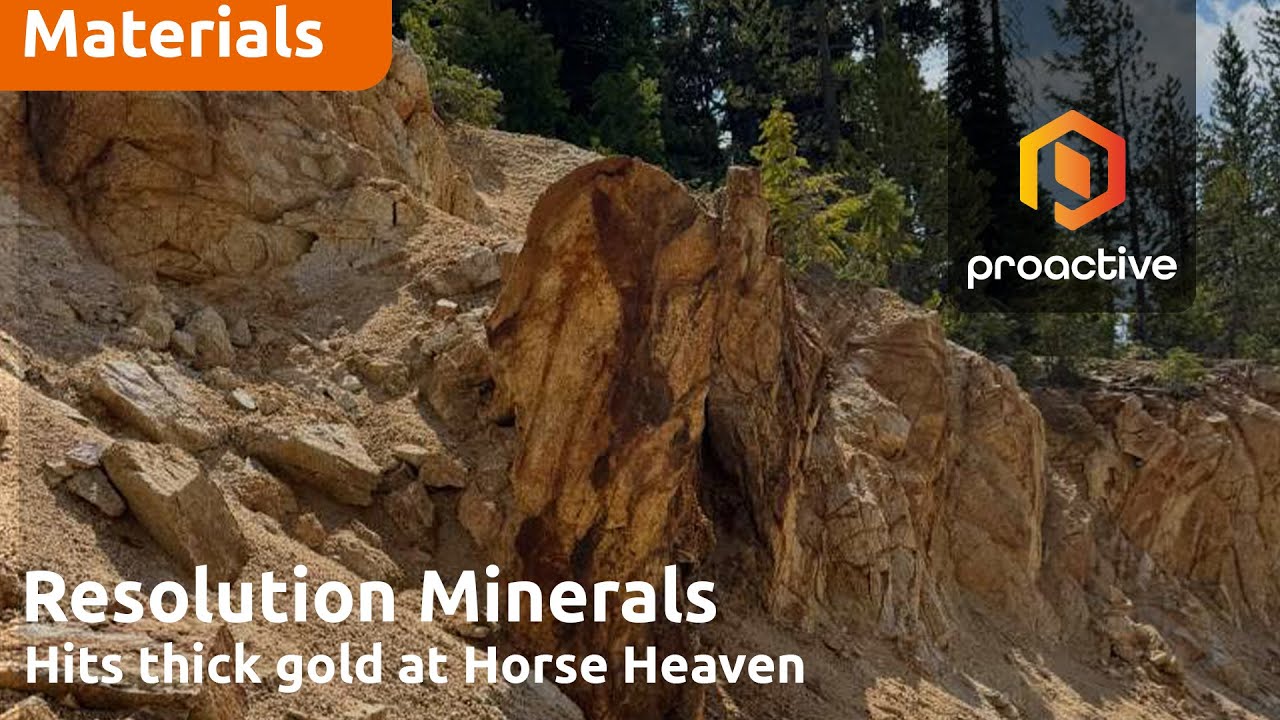 Resolution Minerals hits thick gold at Horse Heaven