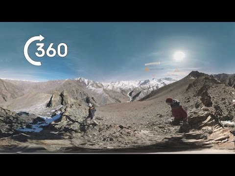 Searching For Snow Leopards | Behind the Scenes 360° | Planet Earth II