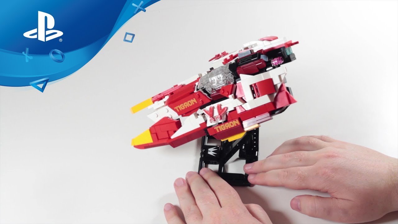 Baut die ikonischen Gleiter aus der WipEout Omega Collection mit LEGO nach