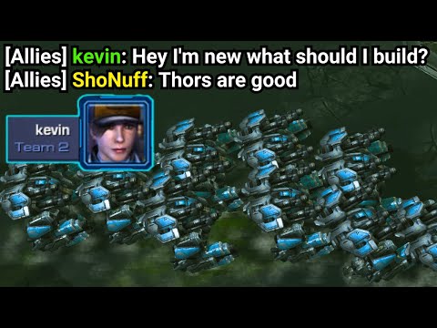 I Pretended To Be A Beginner In Ranked 2v2 (Starcraft 2)