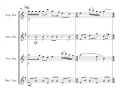Divertimento for Saxophone Quartet Movement 1