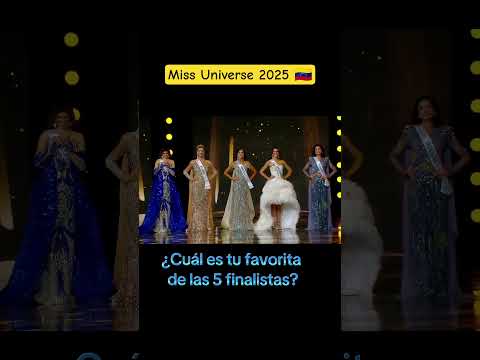 5 finalistas del mis universe ¿ quién ganará?#missuniverse #clara #merida #miranda