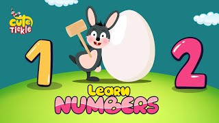 Learning Numbers for toddlers - Counting 1 to 10 - Number Rhymes - Cute Tickle