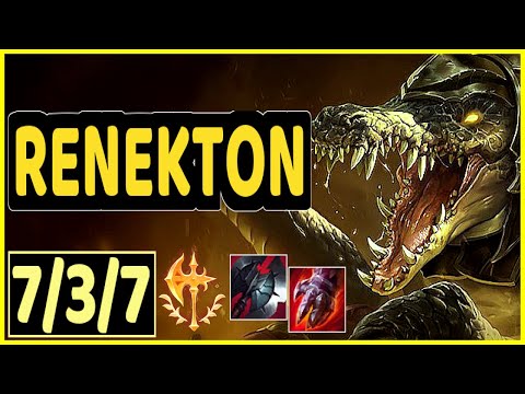 RENEKTON VS ORNN - 7/3/7 KDA TOP GAMEPLAY DIAMOND III