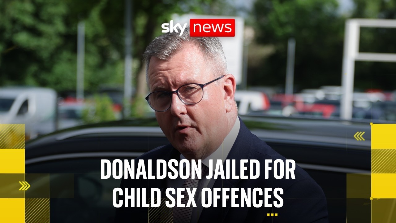 Video: Donaldson sentenced to 15 years for rape and historic child sex abuse