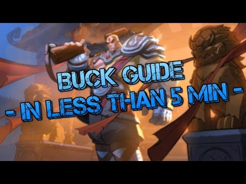 Buck Guide in *LESS* Than 5 Minutes - Paladins Guide by KawaiiSeed