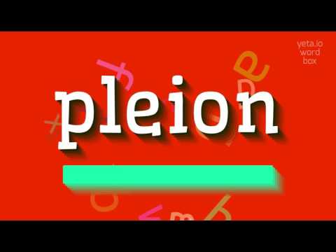 How to say "pleion"! (High Quality Voices)