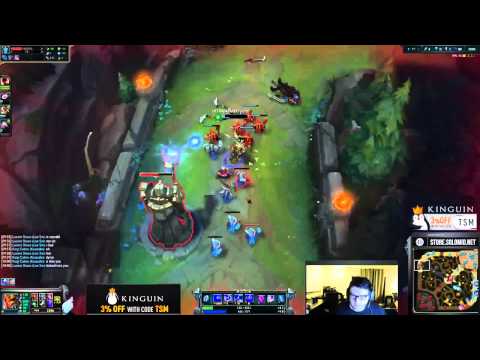 Dyrus as Jarvan IV vs Akali Top   S5 Preseason Ranked Challenger Gameplay