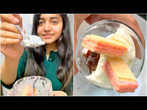 Easy dessert idea || Muffin and ice cream perfect combination🥰