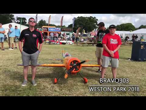 RC Carf SU-31 Moki Radial Engine - Andy Rigby - Weston Park 2018 | Day One