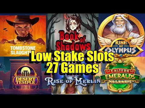 Thumbnail for video: Wednesday Slots, 27 Games, Desert Temple Super, Rise Of Merlin, Tombstone Slaughter & So Much More