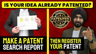 Is Your Idea Already Register | Patent Search Report | Patent Registration in India | IPR Patent