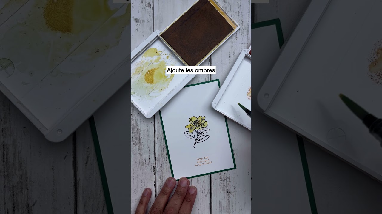 Aquarelle : technique de base avec Stampin'Up! facade placeholder