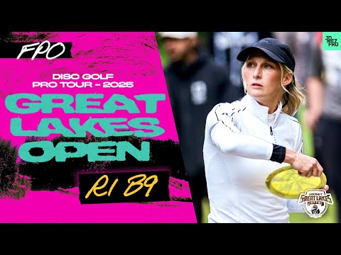 2025 Discraft Great Lakes Open | FPO R1B9 | Scoggins, Gannon, Handley, Allen | Jomez Disc Golf