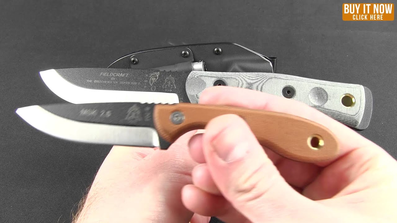 TOPS Knives Mini Scandi Knife 2.5 Fixed Blade (3" Black) MSK-2.5