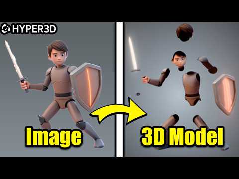 Thumbnail: How to Use Hyper3D Rodin Bang to Parts for 3D Segmentation