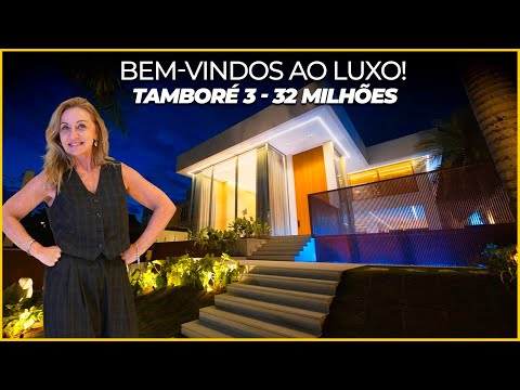 Casa de Alto Padrão à Venda no Tamboré 3 | Frente para o Lago | 5 Suítes | 870 m²
