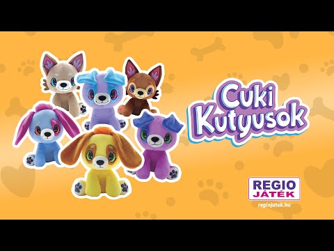 Cuki kutyusok házikóban, 6 féle kép