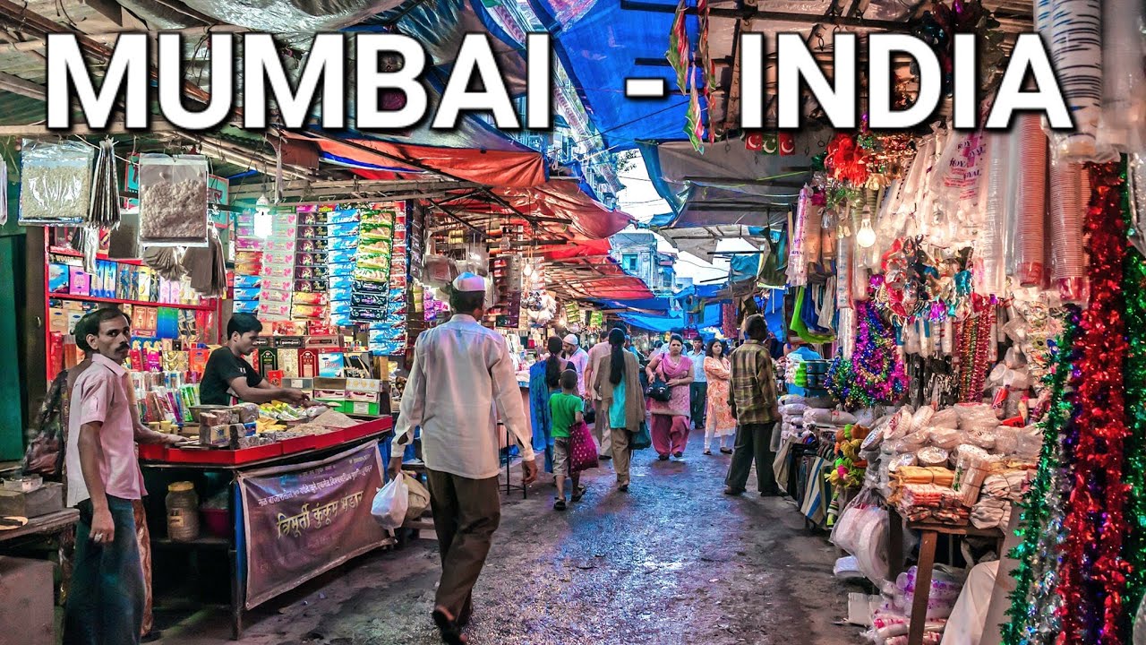 Immersive street-level walking tour through Exploring the Vibrant Sights and Sounds of Dadar Market in Mumbai, India, showcasing authentic urban landscapes, local architecture, and the vibrant atmosphere of the city's neighborhoods