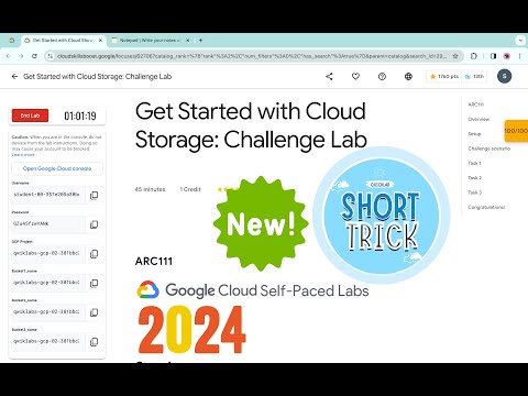 [2024] Get Started with Cloud Storage: Challenge Lab || #qwiklabs || #ARC111 ||  With Explanation🗣️]