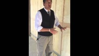 Insulation of a shipping container home