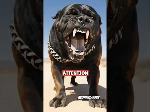 Les trois races de chien les plus dangereuses ⚠️ #chien #animallover #pitbull #subscribe #dog #viral