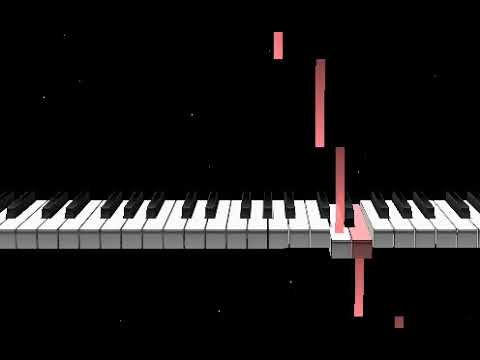 Gamme pentatonique de La piano