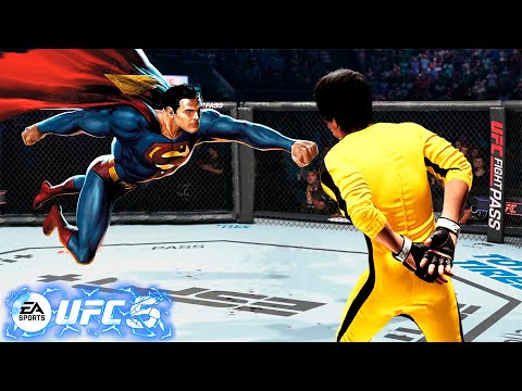 UFC5 Bruce Lee vs Superman EA Sports UFC 5