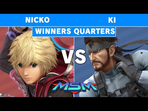 MSM 220 - Demise | Nicko (Shulk) Vs DCG | Ki (Snake) Winners Quarters - Smash Ultimate