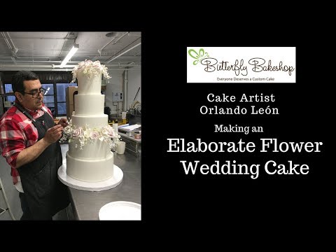 Making an Elaborate Flower Wedding Cake