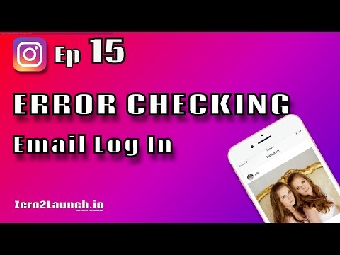 Swift 3 & Firebase 3 - How to Build Error Checking for Email Log In - Ep15