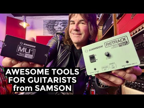 AWESOME TOOLS FOR GUITARISTS - SAMSON RETRACK BOX and MLI1