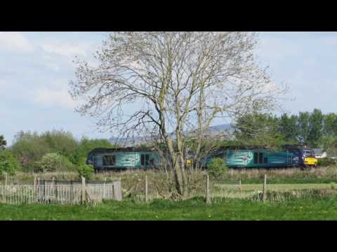 68016 & 68017 Light Engine on Heysham branch