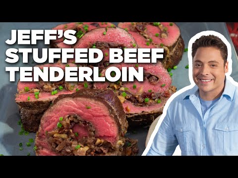 Jeff Mauro's Stuffed Beef Tenderloin | The Kitchen | Food Network
