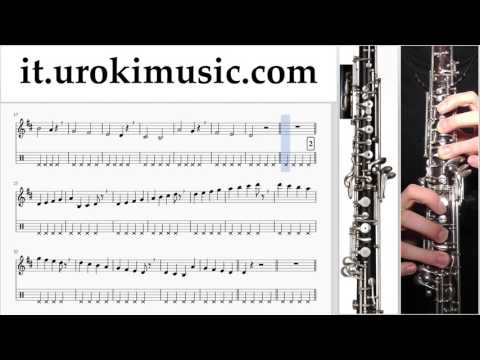 Corso di Oboe Avicii - Wake Me Up Tablature Tab Parte#1 um-a276