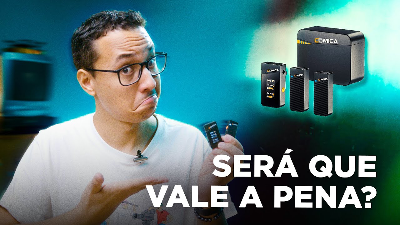 MICROFONE DE LAPELA SEM FIO BARATO - Vale a Pena? - Comica Vimo C