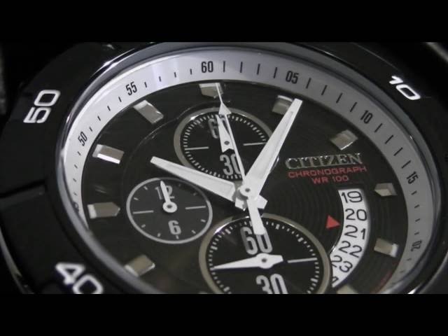 ساعة سيتزن اليابانية الرياضية كرونو غراف كوارتز ست...