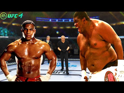 UFC 4 l Mike Tyson vs. Zuluzinho ( EA SPORTS UFC 4 ) mma,ko