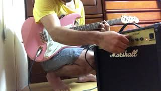 Video thumbnail for Squire fender and Marshall g15r cd by Elipripingo Otsuru