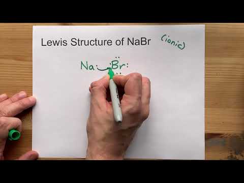 Draw the Lewis Structure of NaBr (sodium bromide)