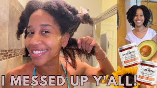 This Was Supposed to be Week 3 of the Natural Hair Detox, BUTTTT...I Used an Oil | Gabrielle Ishell