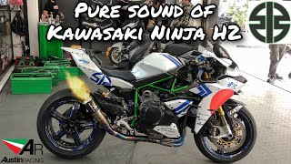 Download lagu PURESOUND KAWASAKI NINJA H2 WITH AUSTIN RACING mp3