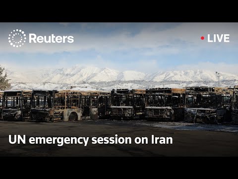 LIVE: UN emergency session on Iran
