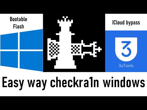 Checkra1n jailbreak windows, IOS 14.5.1 , create bootable flash drive, iCloud bypass