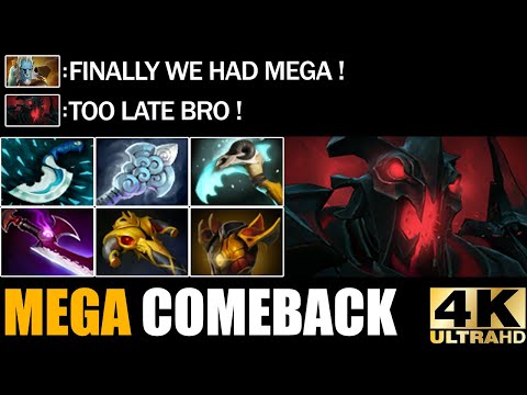 Crazy Monster Mid Unleashed Shadow Fiend 22 Kills 100% Outplayed PL - Epic Mega Comeback Dota 2