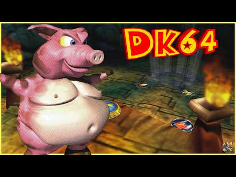 pov: You Stay the Night with Troff n' Scoff in Donkey Kong 64 🌧️ (+Music & Rain)