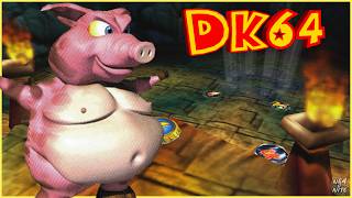pov: You Stay the Night with Troff n' Scoff in Donkey Kong 64 🌧️ (+Music & Rain)