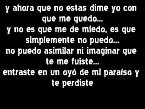 Ahora Que No Estas   Mc Aese + Letra