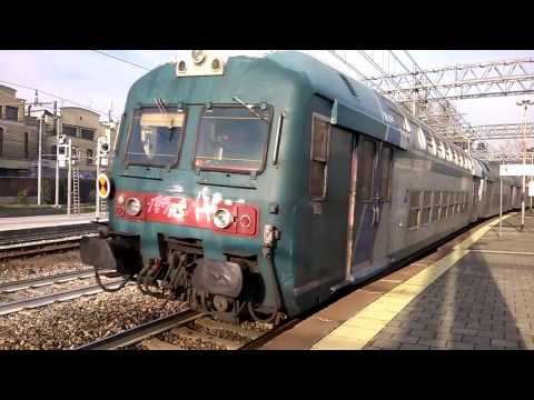 E464 020 Trenord+6 2 piani Trenord e XMPR - Monza 09/12/2016